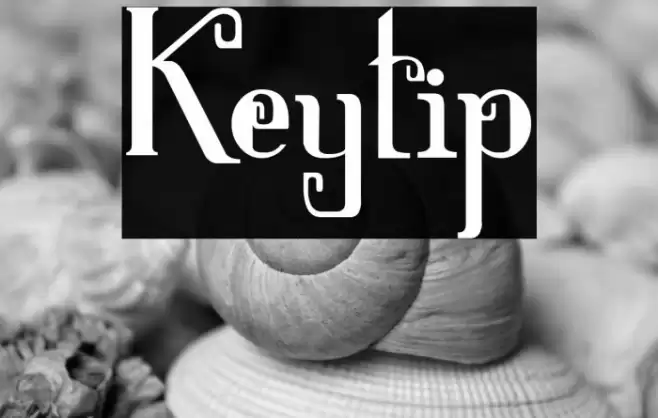 Keytip Font examples