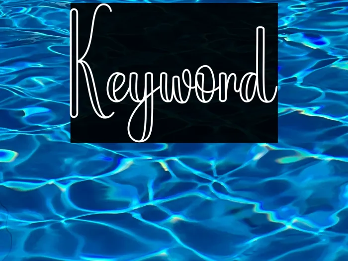 Keyword Example 3