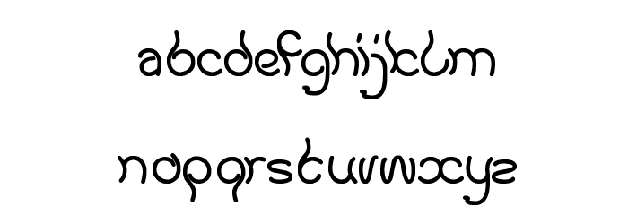 keep quite and simple Font LOWERCASE