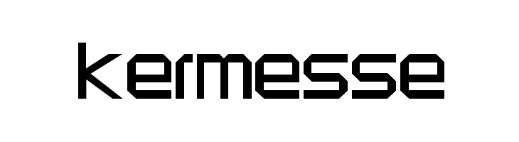 kermesse Шрифта