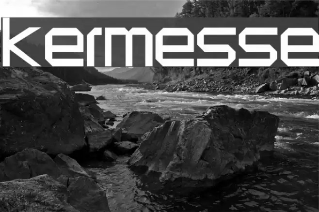 kermesse Font examples