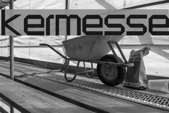 kermesse Font examples