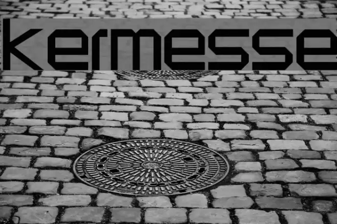 kermesse Font examples