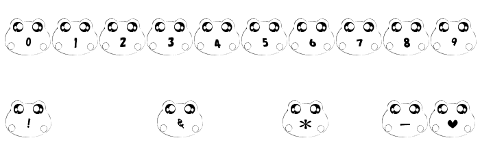 kero Font Font Alte caractere
