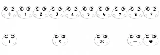 kero Font Font Alte caractere
