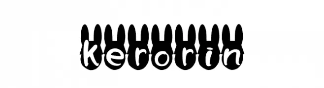 kerorin  font caratteri gratis