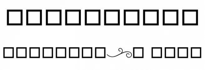 ketika Font OTHER CHARS