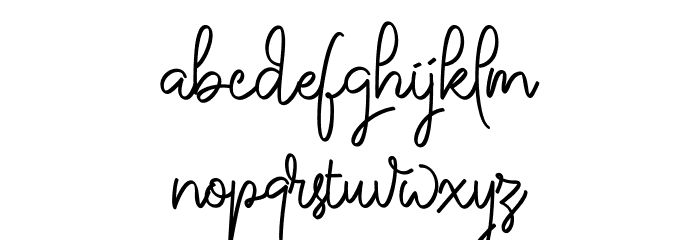 ketika Font LOWERCASE