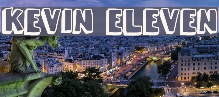 kevin eleven Font examples