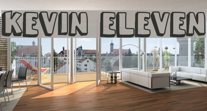 kevin eleven Font examples