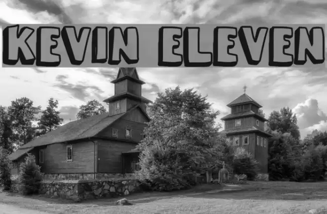kevin eleven Font examples