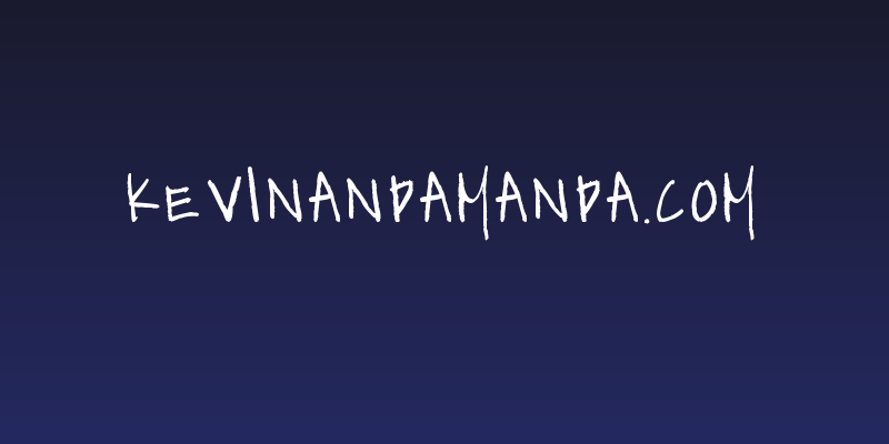 kevinandamanda.com Social Header