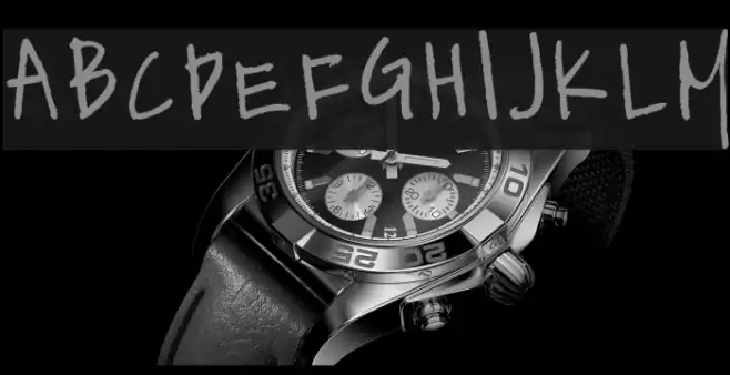 kevinandamandadotcom Schriftart examples