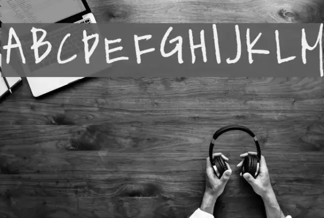 kevinandamandadotcom Schriftart examples