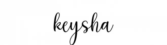 keysha  Free Fonts Download