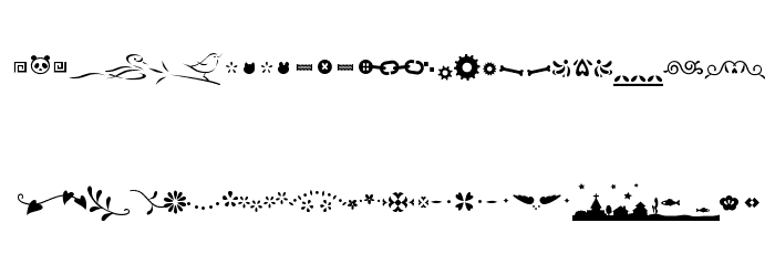 Kfon Font LOWERCASE
