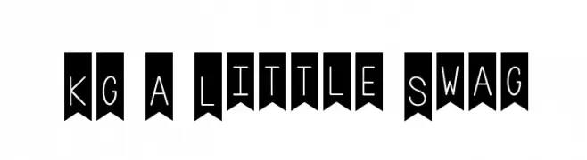 KG A Little Swag  font caratteri gratis