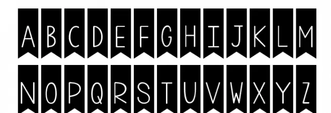 KG A Little Swag Schriftart Groß