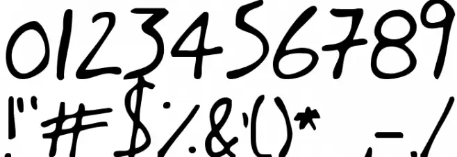 KG A Safe Place to Fall Font OTHER CHARS