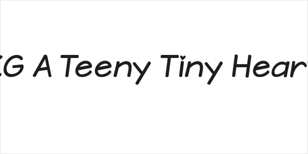 KG A Teeny Tiny Heart Logo