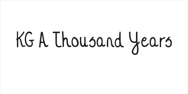 KG A Thousand Years Logo