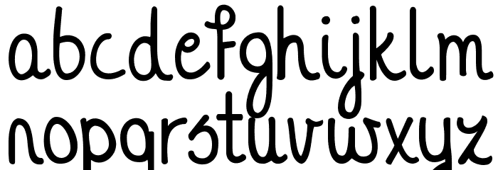 KG A Thousand Years Font LOWERCASE
