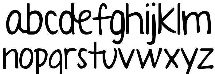 KG A Year Without Rain Font LOWERCASE