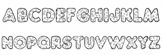 KG ABCs Шрифта ВЕРХНИЙ