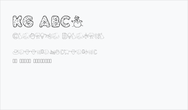 KG ABCs Business Card