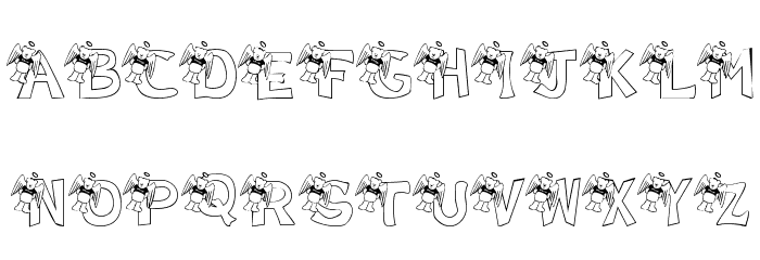 KG ANGELBEAR Font OTHER CHARS