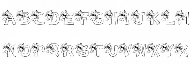 KG ANGELBEAR Font OTHER CHARS