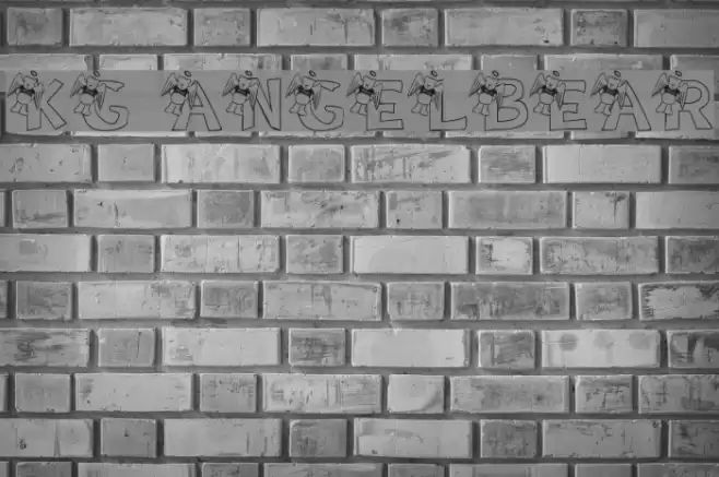 KG ANGELBEAR Font examples