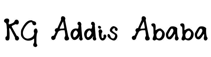 KG Addis Ababa Font