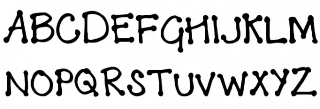 KG Addis Ababa Font Litere mari