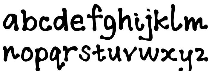 KG Addis Ababa Font LOWERCASE