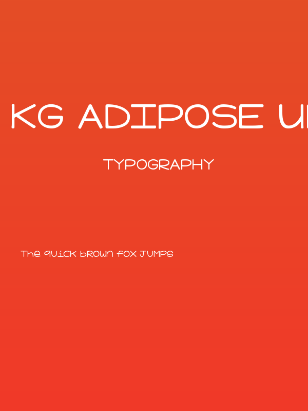 KG Adipose Unicase Poster
