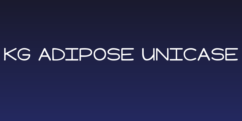 KG Adipose Unicase Social Header