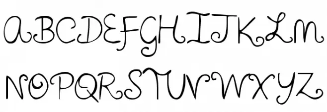 KG Airplanes in the Night Sky Font Litere mari