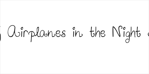 KG Airplanes in the Night Sky Logo