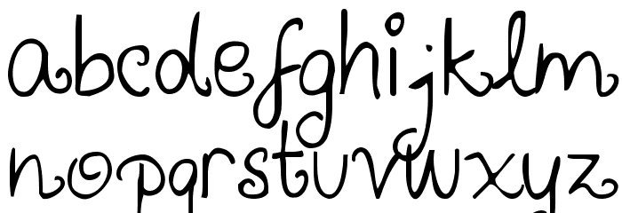 KG Airplanes in the Night Sky Font LOWERCASE