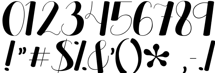KG All Things New Font OTHER CHARS