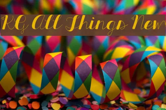 KG All Things New Example 3