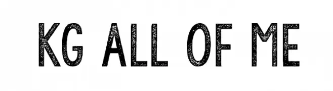 KG All of Me  Descarca Fonturi Gratis
