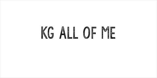 KG All of Me Logo