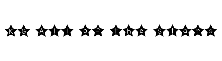 KG All of the Stars Font