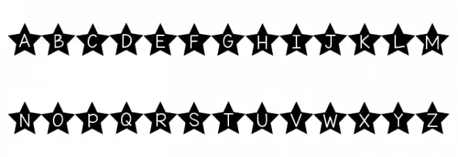 KG All of the Stars Polices MAJUSCULES