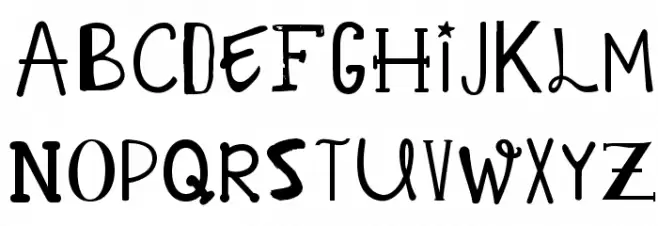 KG Alphabet Regurgitation Fuentes MAYÚSCULAS