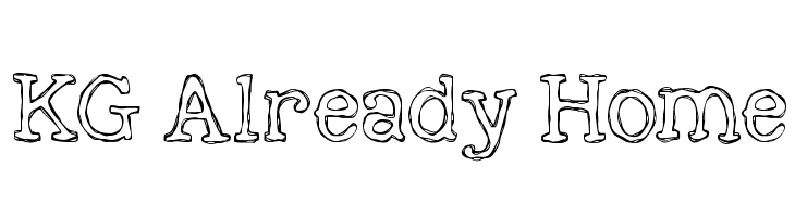 KG Already Home Font