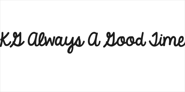 KG Always A Good Time Logo