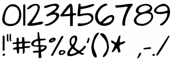 KG Architects Daughter Font OTHER CHARS